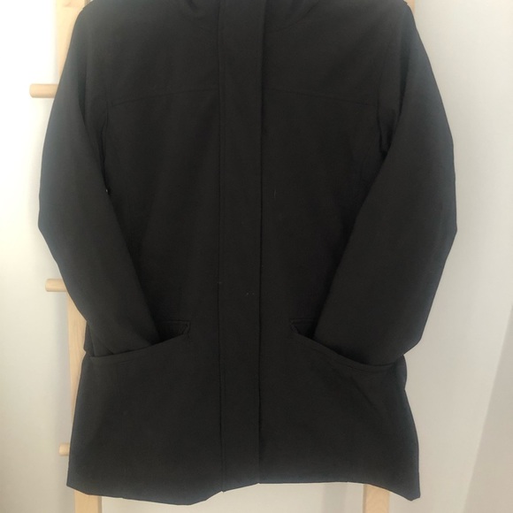 Joe fresh black hooded polyester jacket in medium - Picture 4 of 9